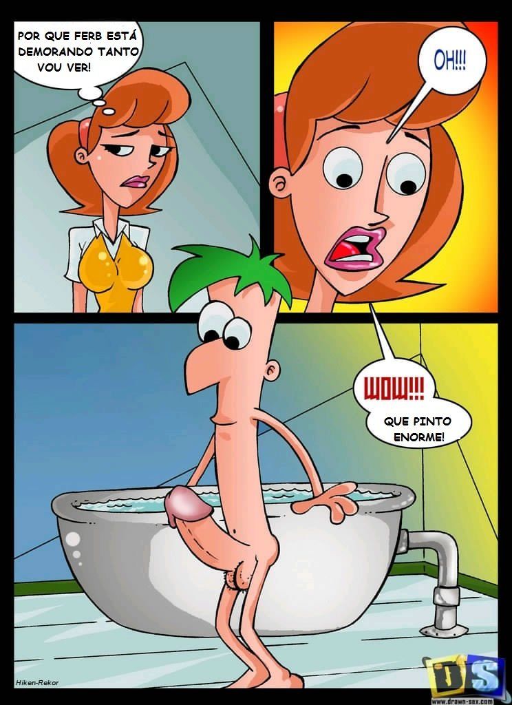 Phineas-e-Ferb-pornô-Pegando-à-mãe-1 