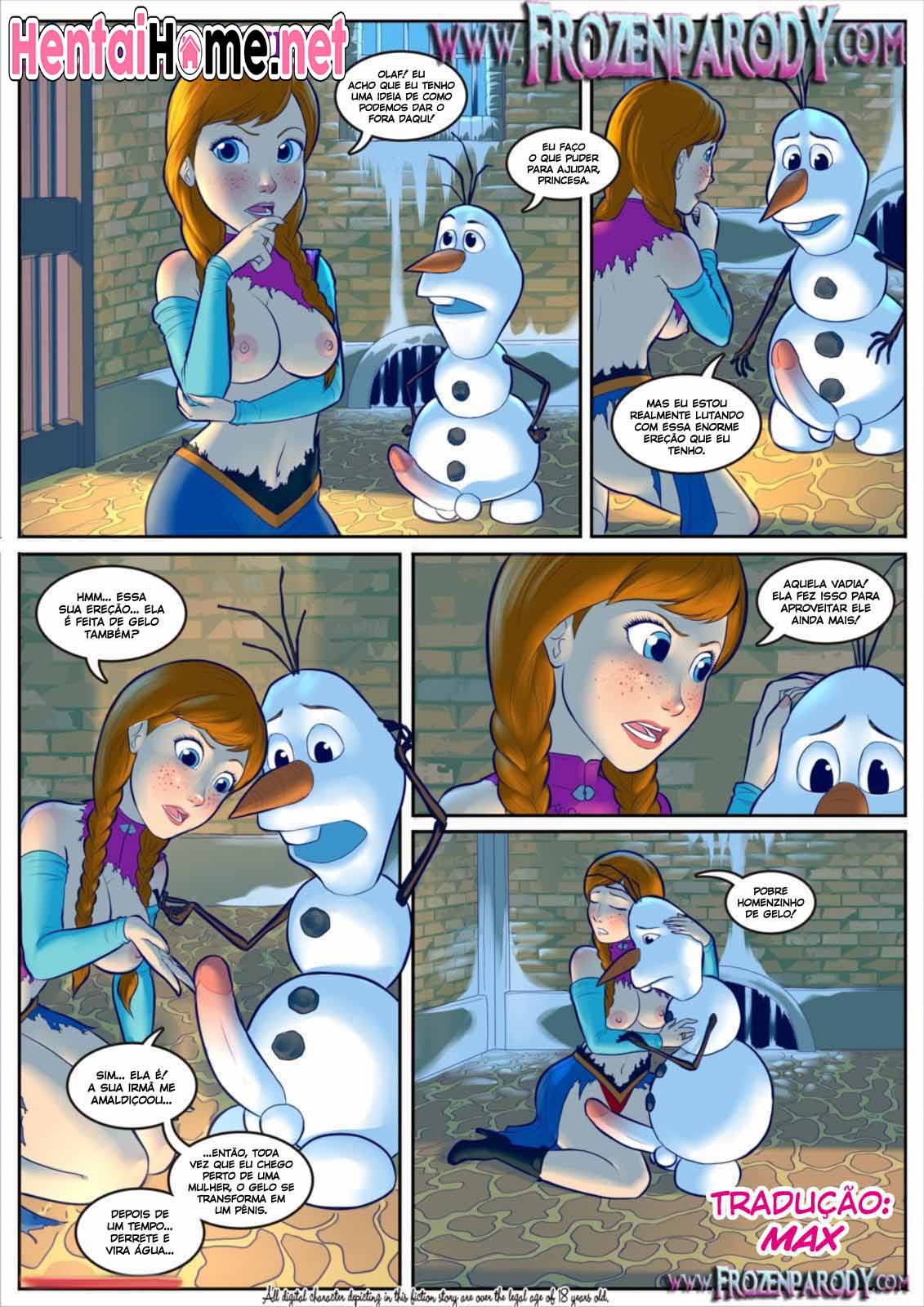 Frozen: O feitiço da ereção