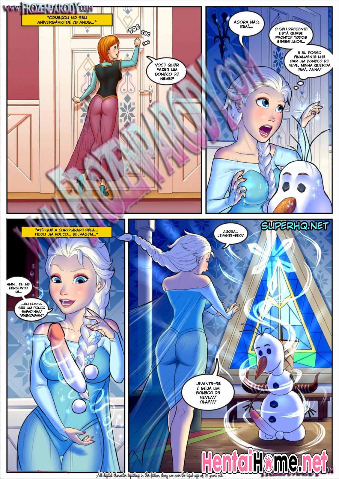 Frozen: O feitiço da ereção
