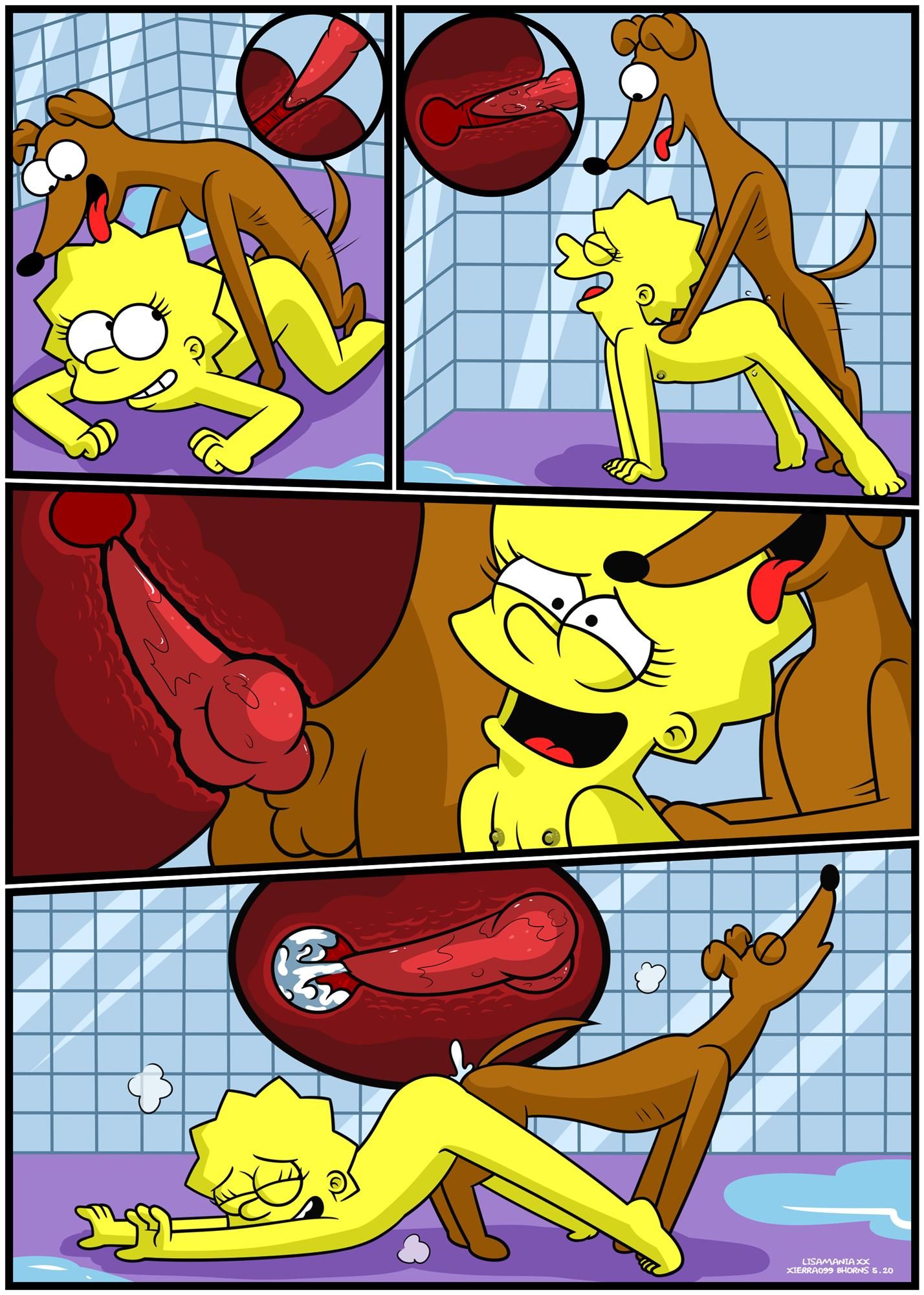Lisa em sexo animal
