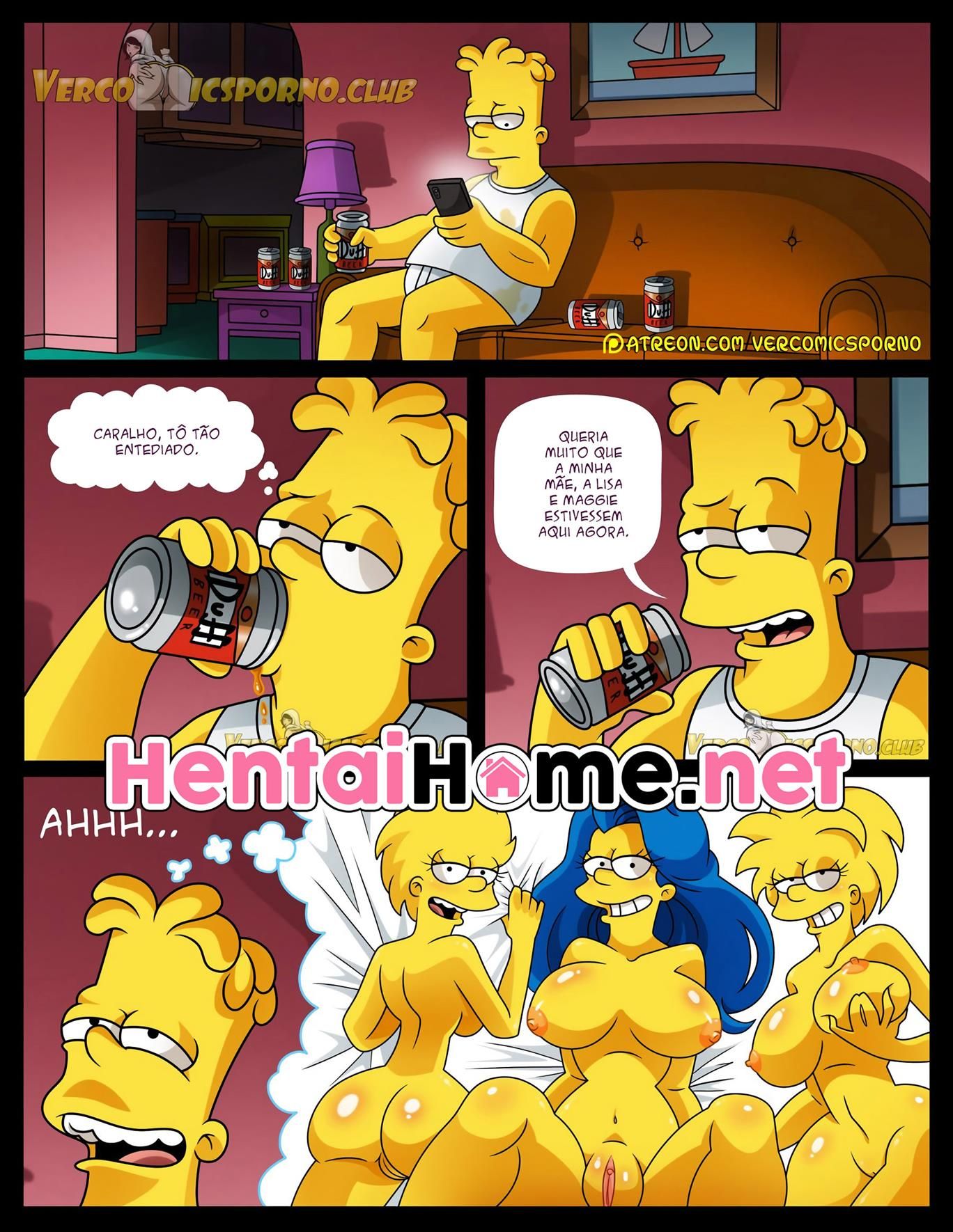 Simpsons Pornô: Não há sexo sem Ex