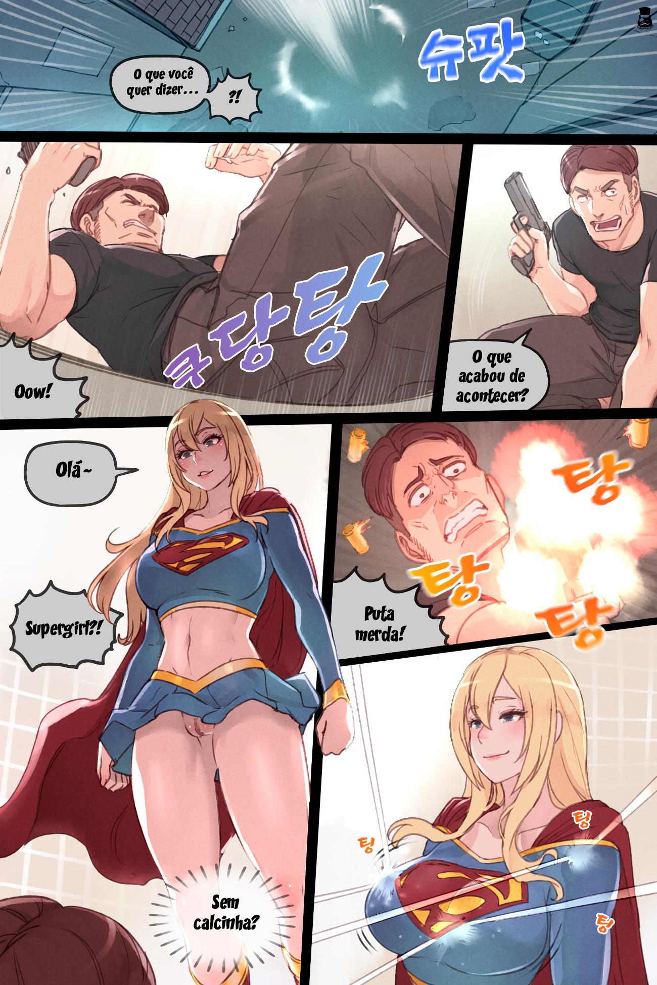 Supergirl heroína sem calcinha