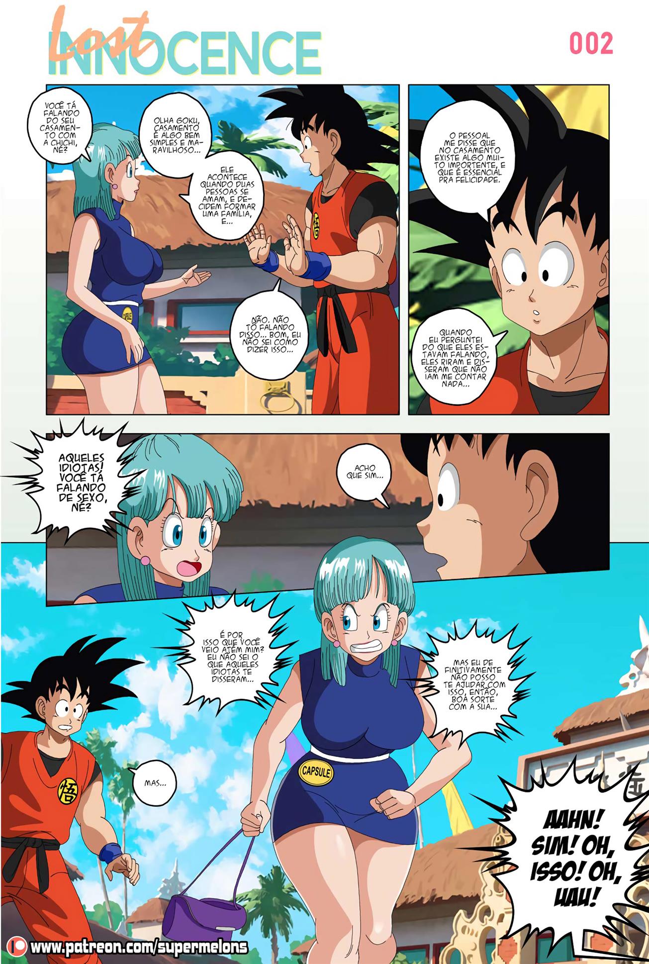 Dragon Ball Hentai: Goku perde a inocência