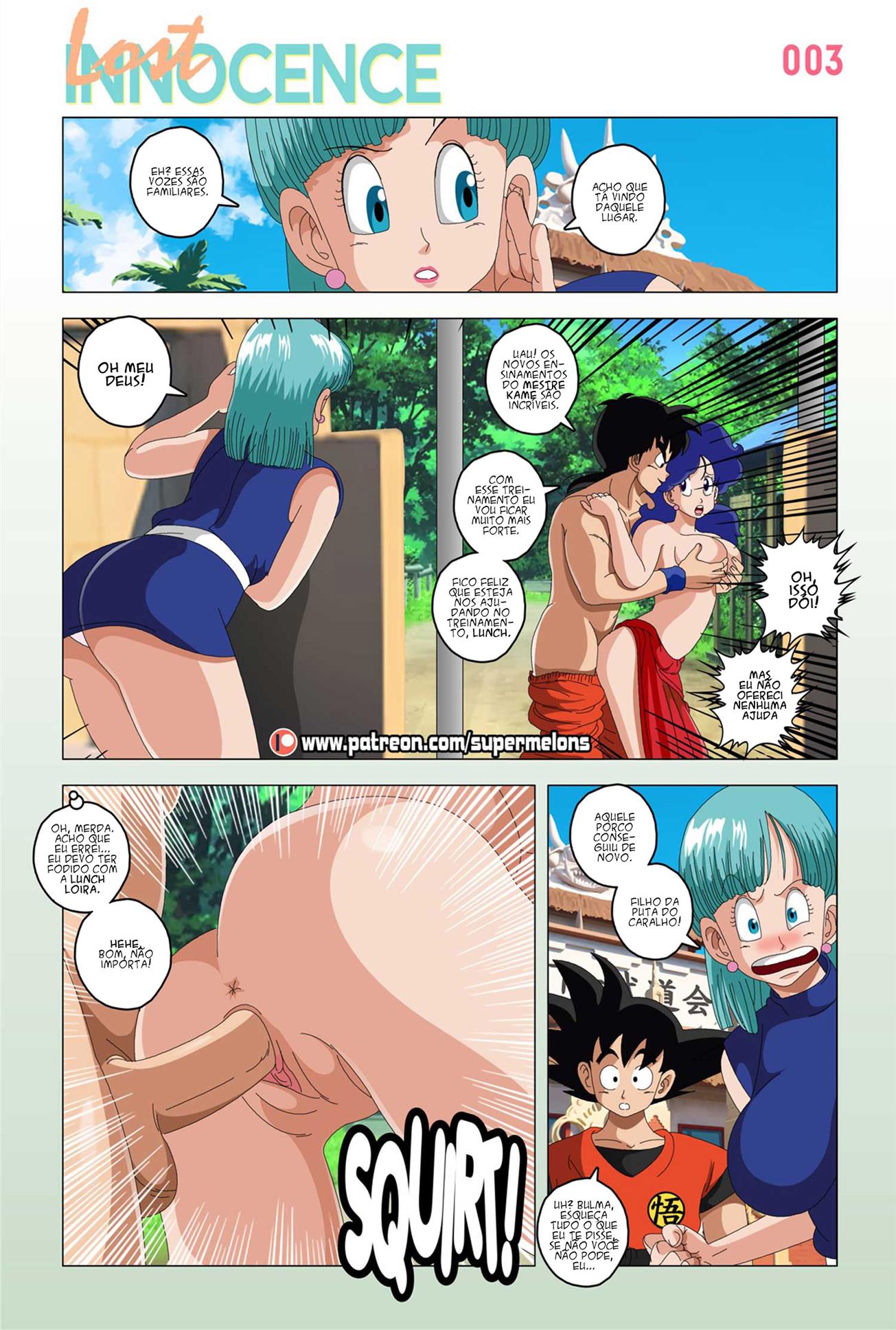 Dragon Ball Hentai: Goku perde a inocência