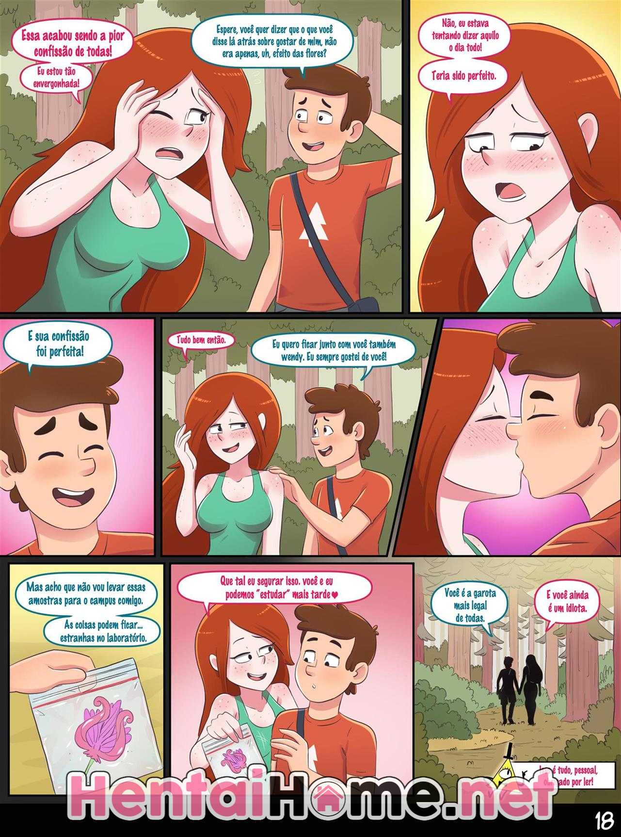 Gravity Falls HQ Pornô: Confissão de Wendy