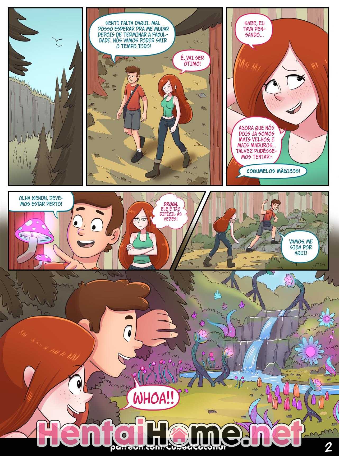 Gravity Falls HQ Pornô: Confissão de Wendy