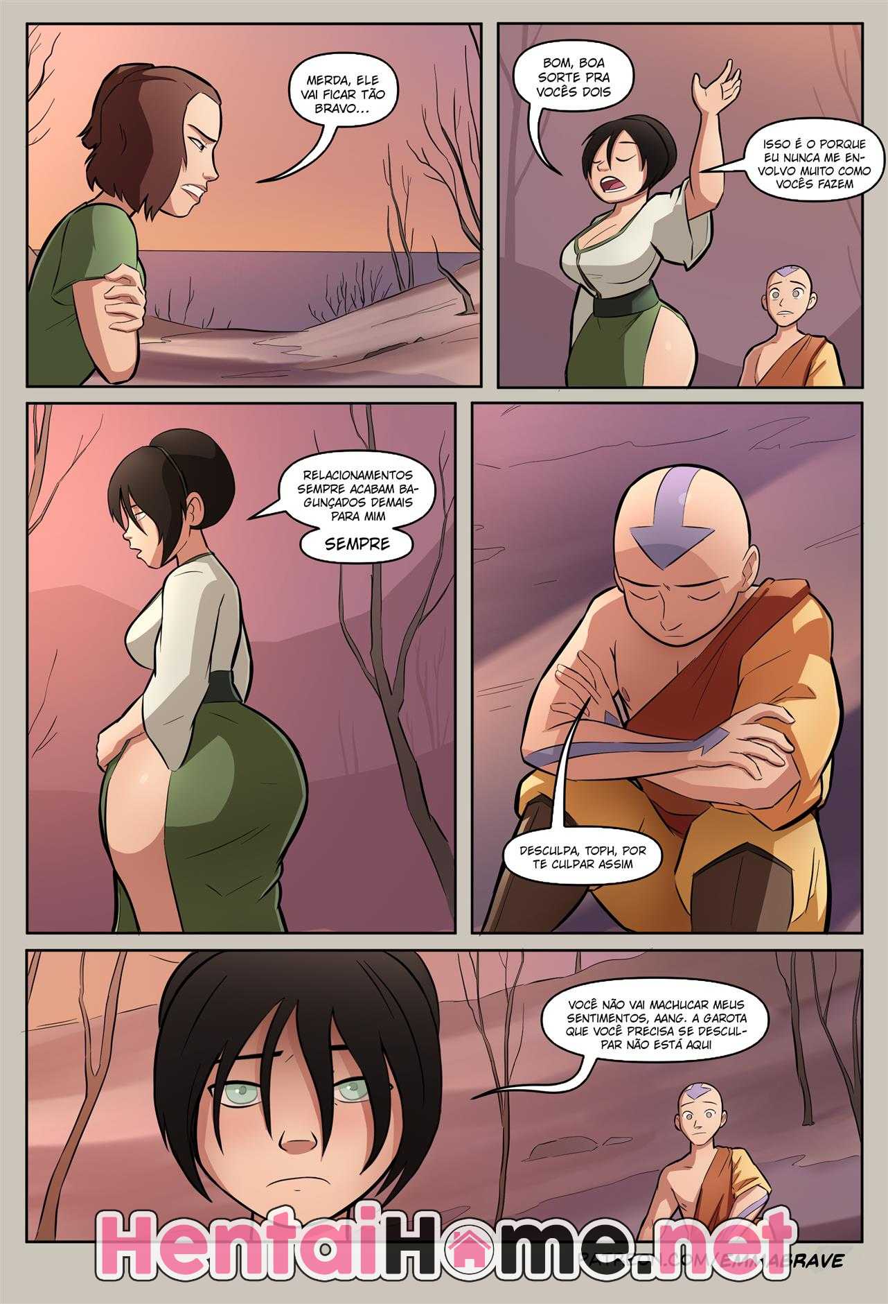Avatar HQ Pornô 03: Aang transando
