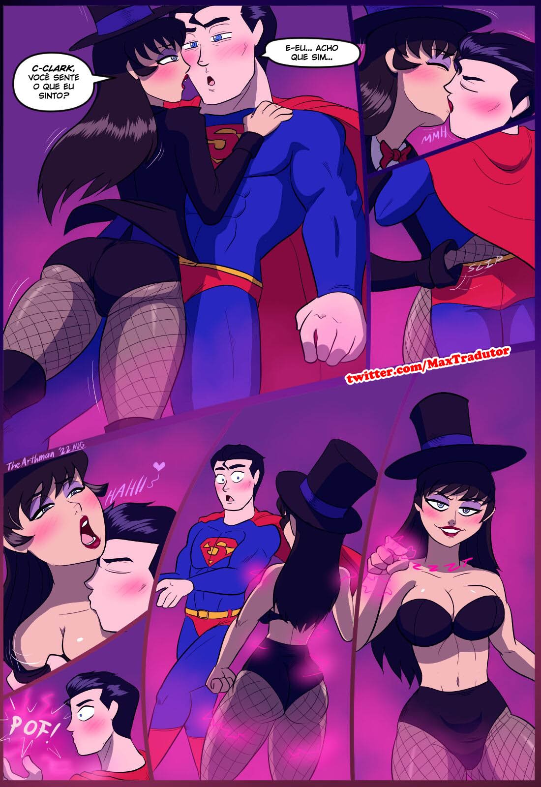 Clark Kent fodendo Zatanna